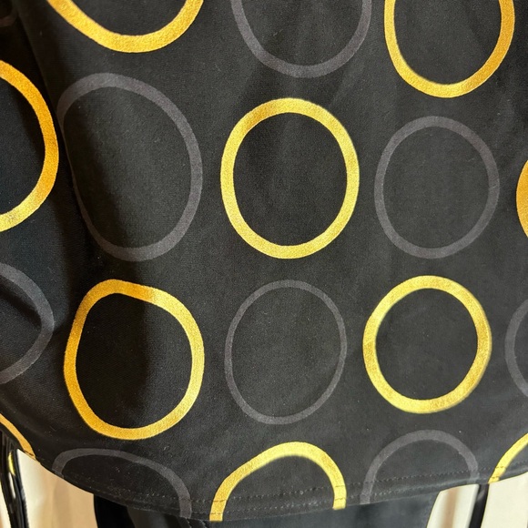 ARENA S 38 Bodylift Technology Supportive Gold Black Circles Ruching One Piece - Picture 2 of 6